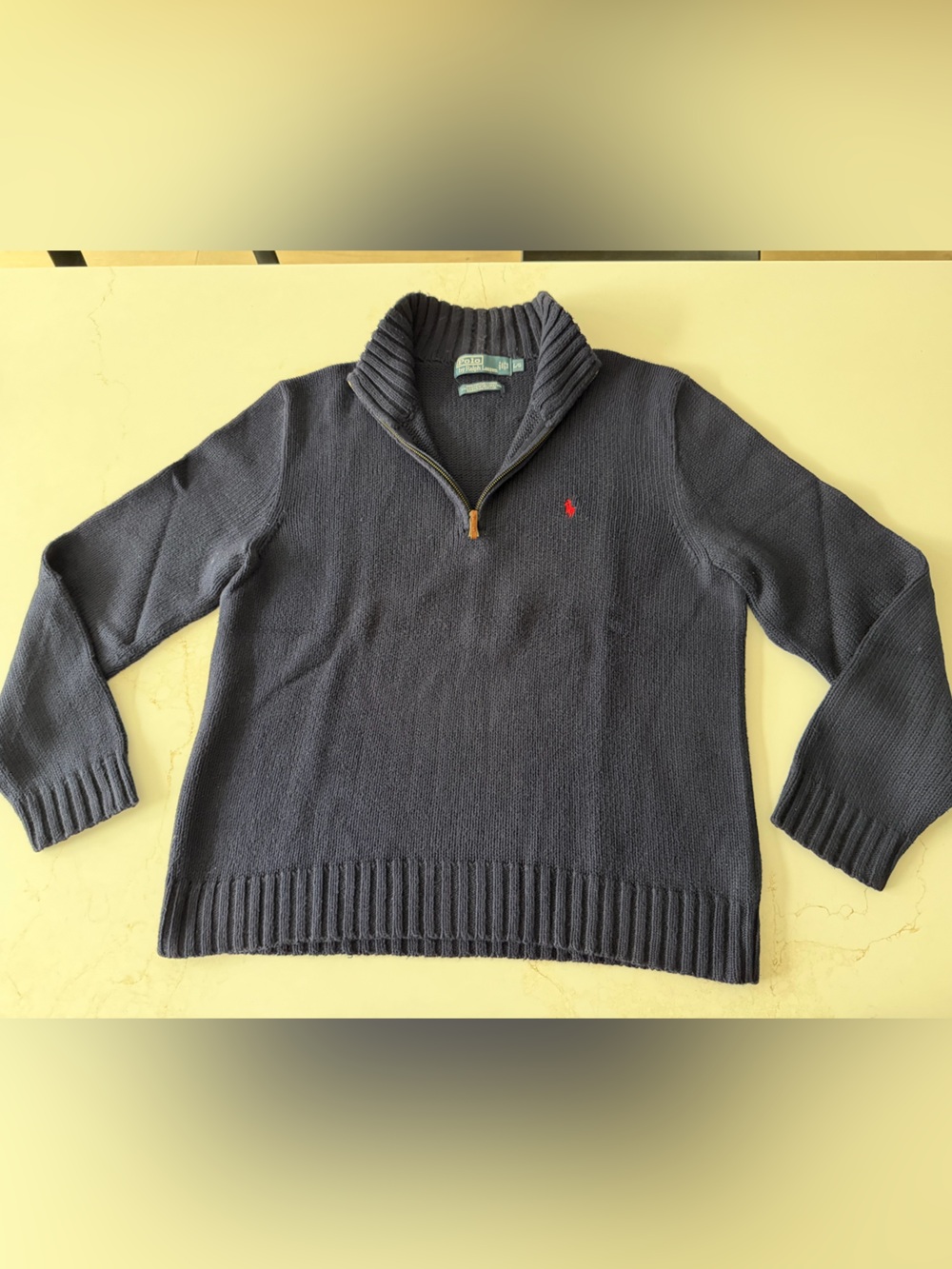 Polo Ralph Lauren dapper cotton quarter zip sweater